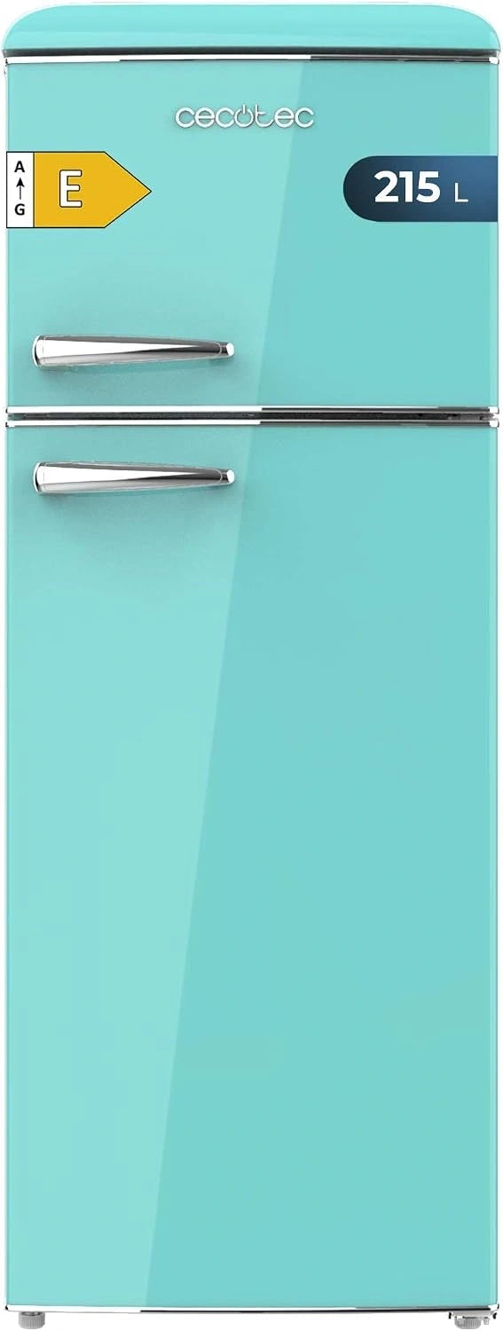 Cecotec, Frigorifero, 215 L, 148,2 cm, 55,2 cm, a LED, Verde