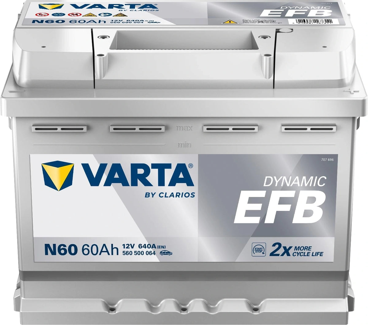 Varta, Prodotto per casa e tempo libero, 60 Ah, Blu