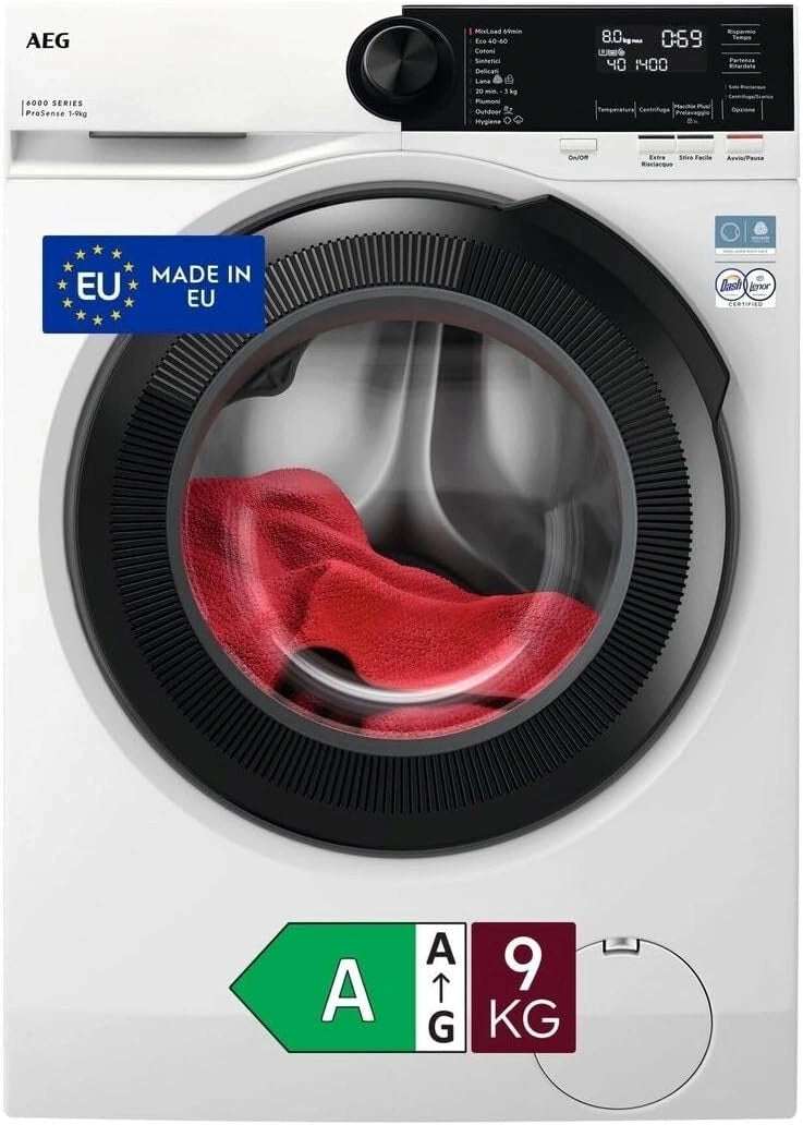 AEG LR6FE94, Lavatrice, 9 kg