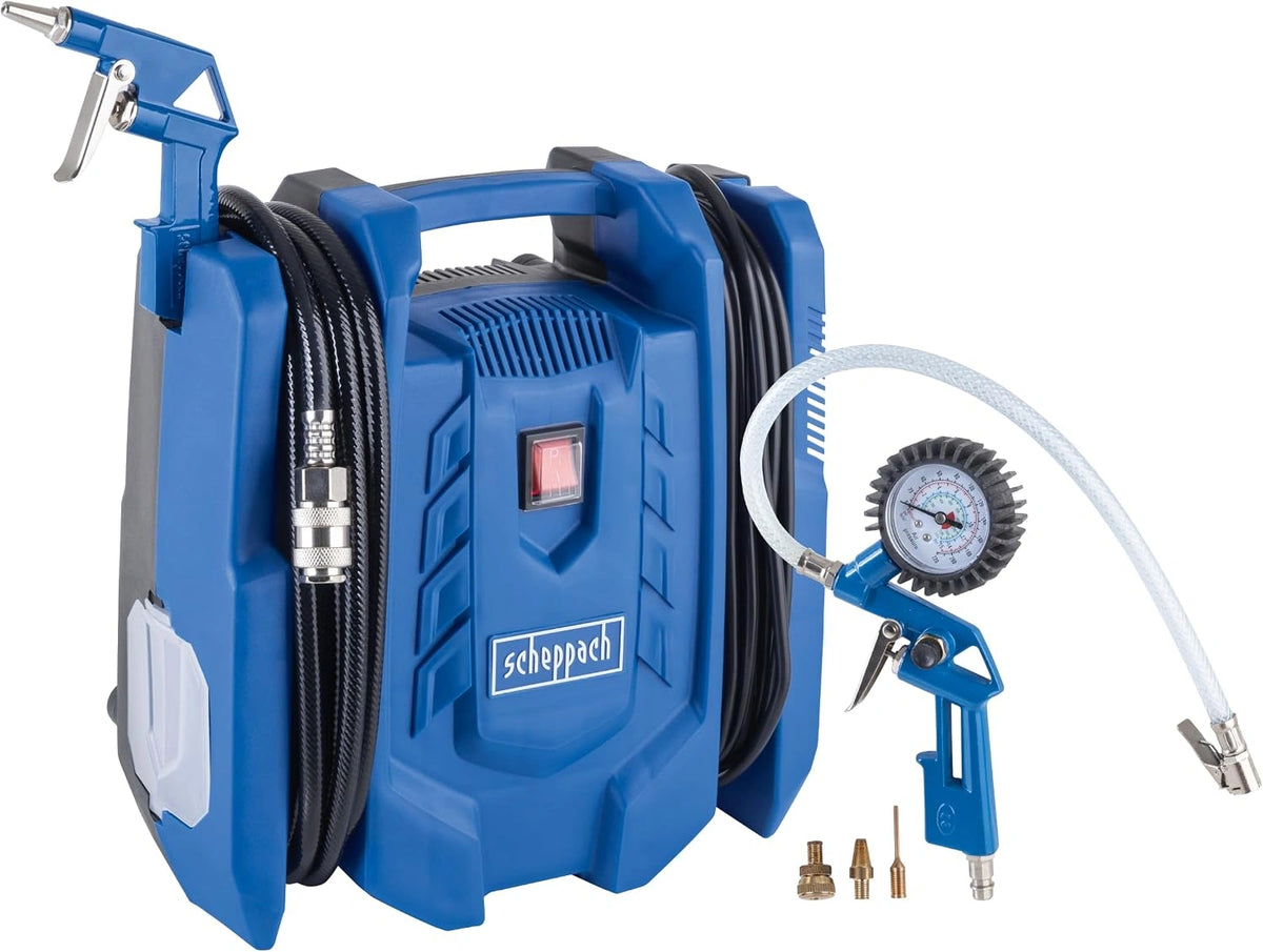 Scheppach, Compressore d'aria, 230 V, 1100 W, 8 bar, portatile