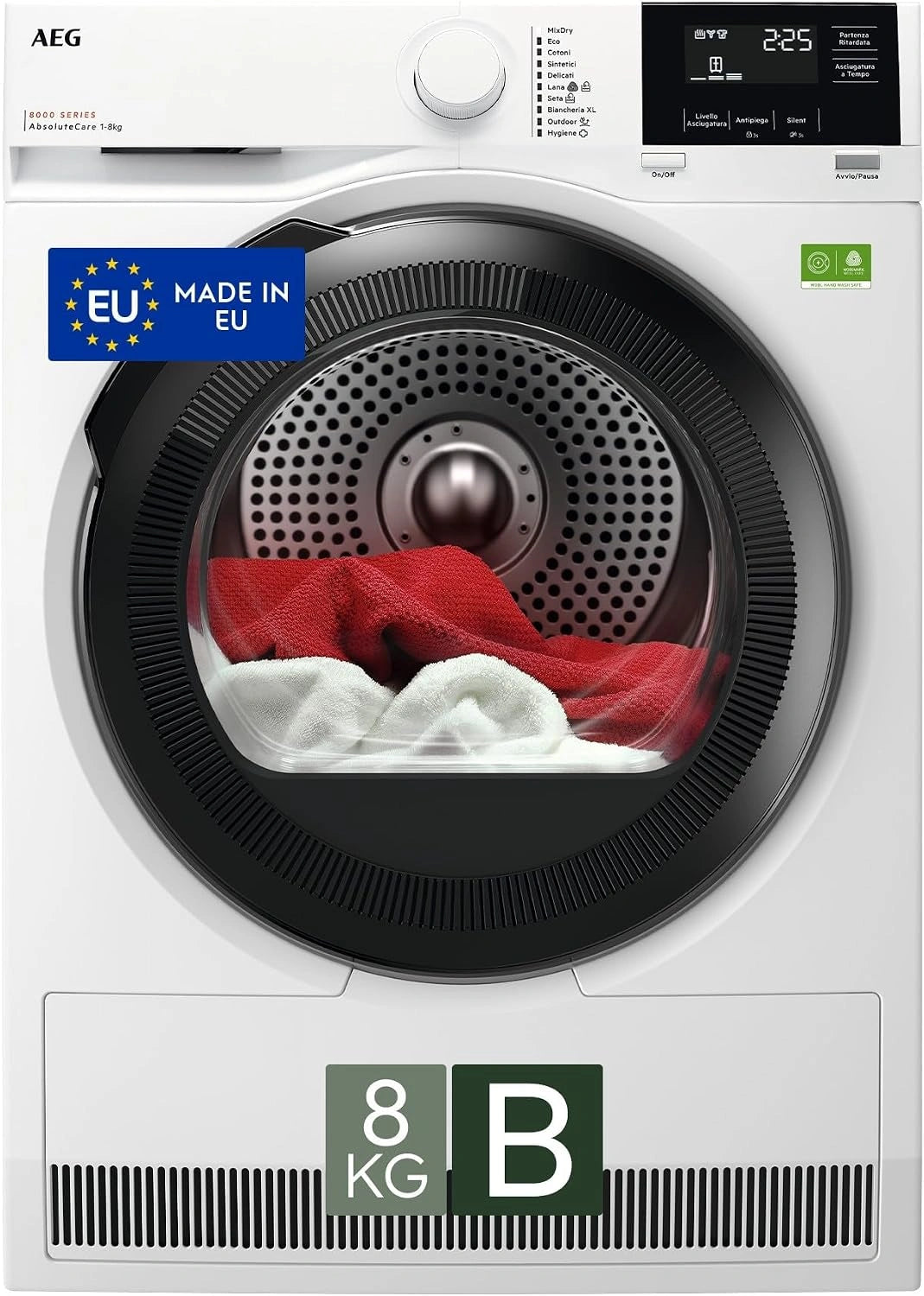 AEG TR8HGAM8B, Climatizzatore split, 8 kg