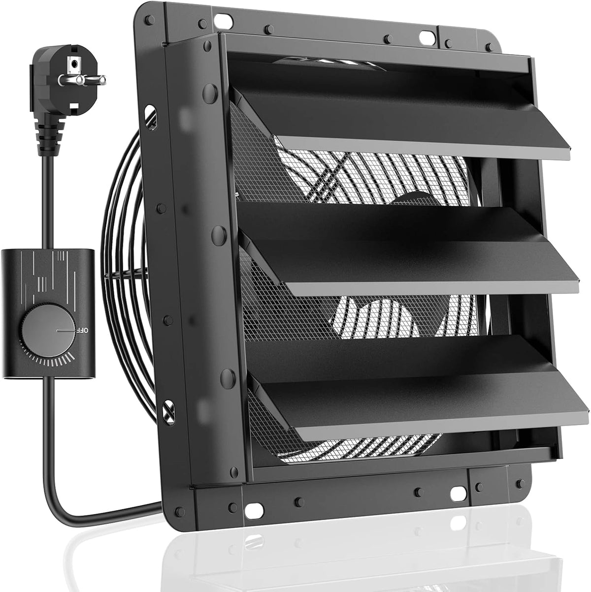 HG, Ventilatore, 250 mm, con display digitale