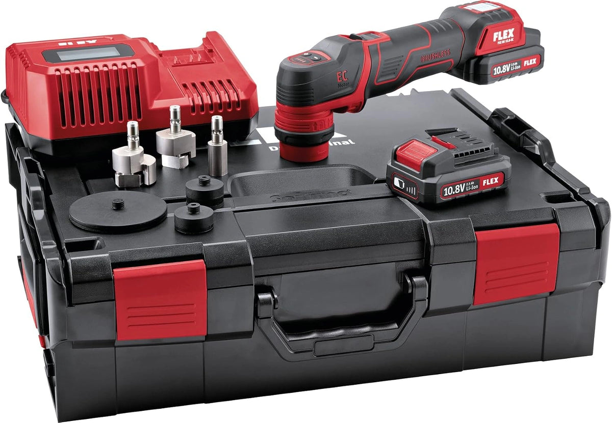 Lucidatrice, Batteria ricaricabile, 10,8 V, Nero/Rosso