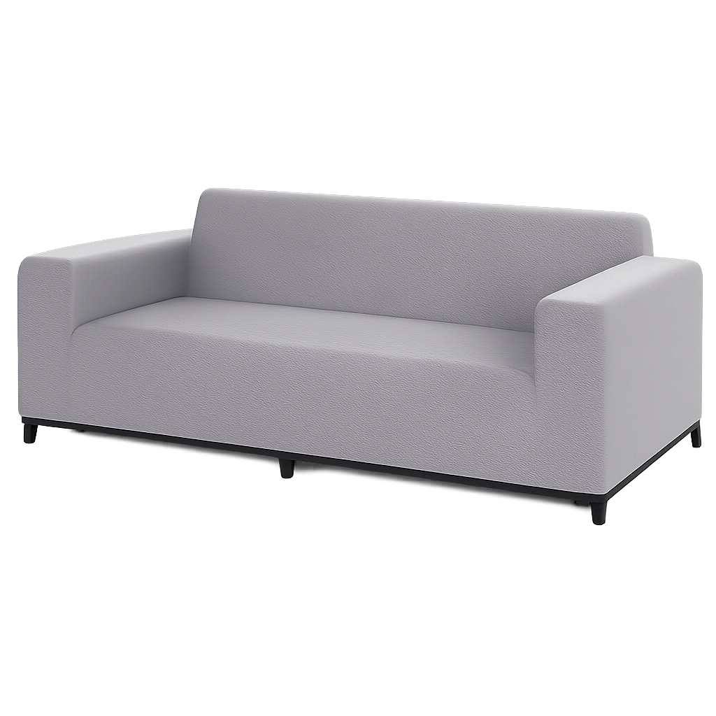 Modernes Grau-Schwarzes Sofa für Innen- und Außenbereich, Rovigo Design
