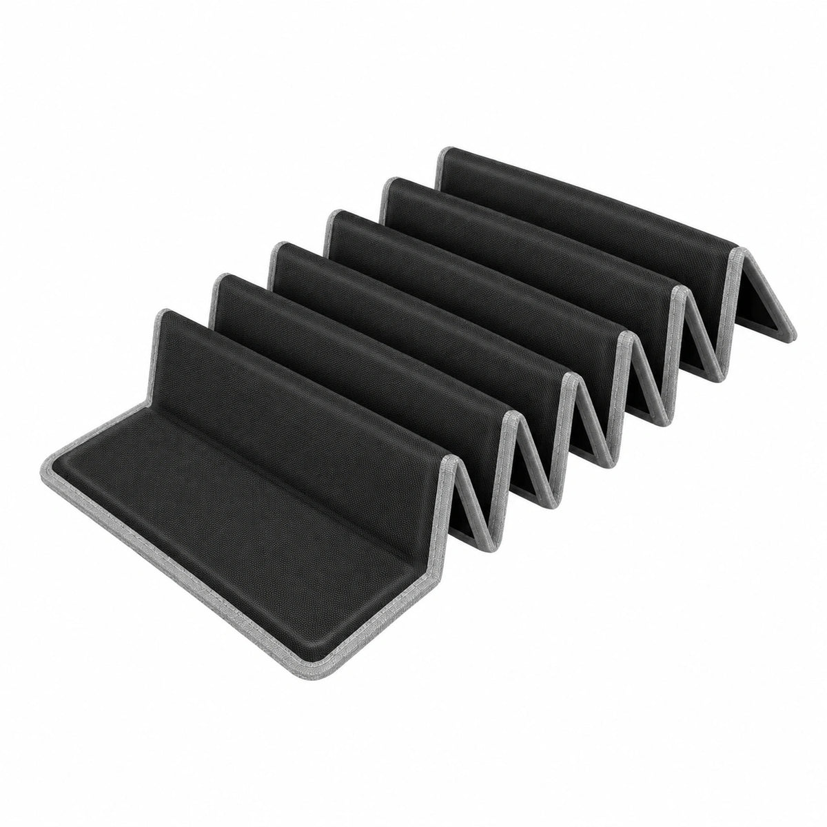 Verstärkendes Sofa-Kissen, klappbar - 167,5x43 cm, Holzstütze mit Oxford-Bezug, passt für 3-Sitzer Sofas, schwarz