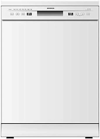 Lavastoviglie, Lavastoviglie, 60 cm, con display digitale, a LED, Bianco