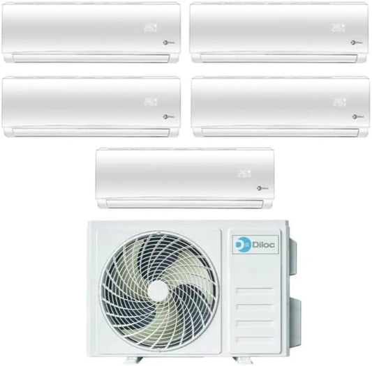 Climatizzatore split, 12000 Btu, con Wi-Fi, con tecnologia inverter