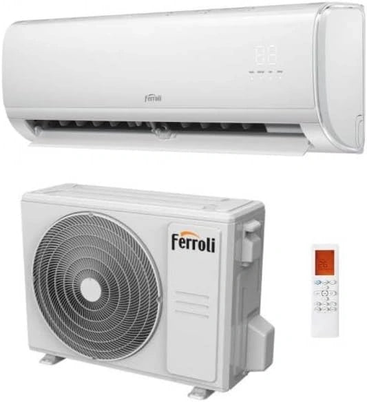 Ferroli, Climatizzatore split, 9000 btu, con Wi-Fi, con tecnologia inverter