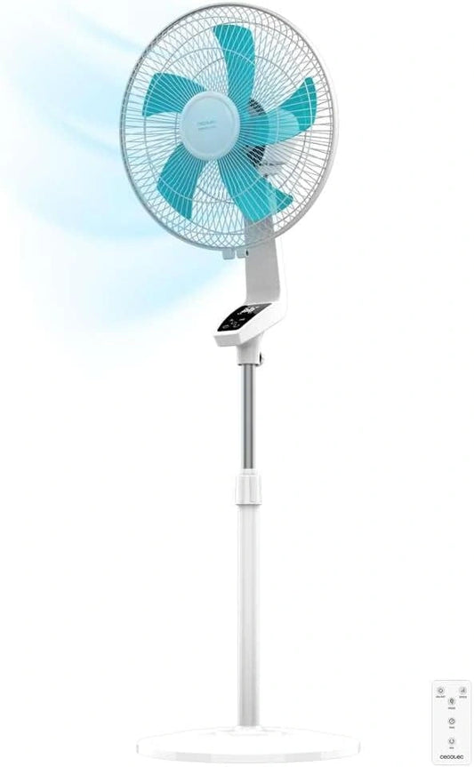 Cecotec, Ventilatore, 50 W, 40 cm, con telecomando, con timer, con display digitale