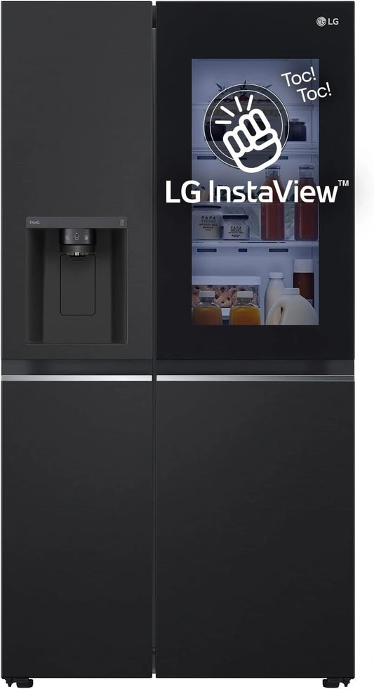 LG GSGV81EPLL, Frigorifero, 635L, con Wi-Fi, Nero