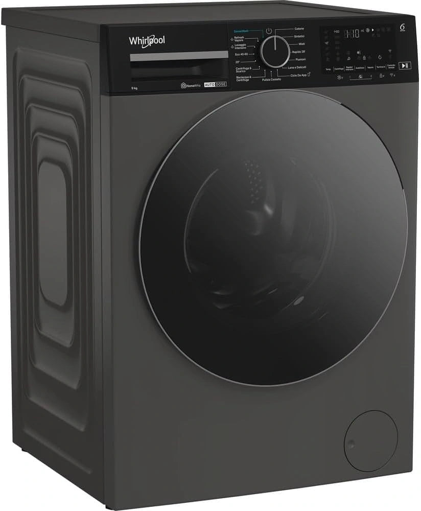 Whirlpool, Lavatrice, 9 kg, con Wi-Fi, con controllo intelligente