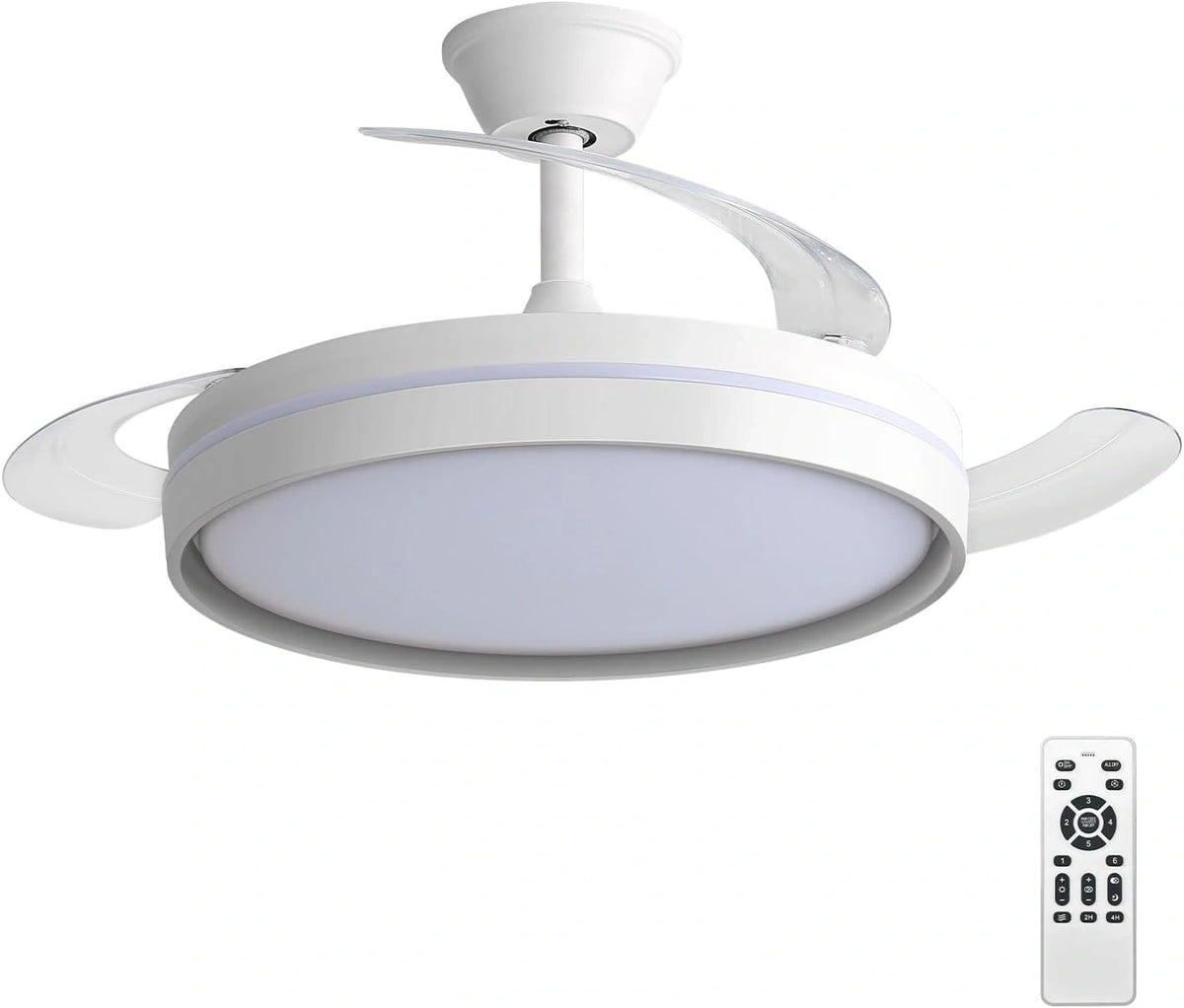 EXTRASTAR 106cm, Ventilatore da soffitto, 106cm, con telecomando, silenzioso