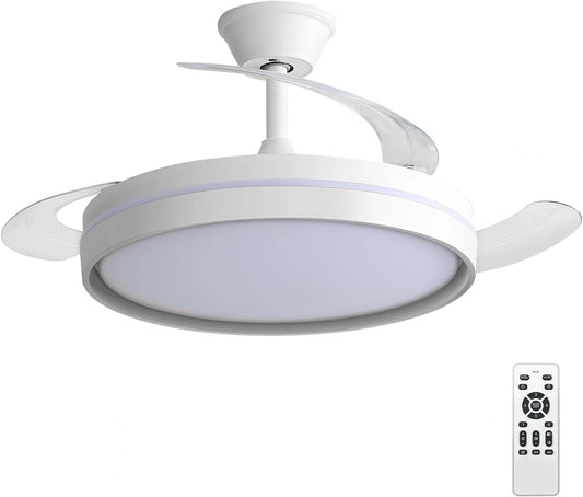 EXTRASTAR 106cm, Ventilatore da soffitto, 106cm, con telecomando, silenzioso