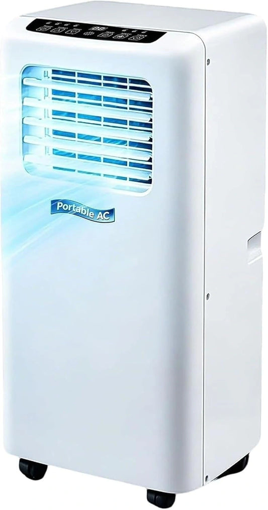 Climatizzatore portatile, 9000 BTU, 5000btu, con telecomando, con timer, portatile