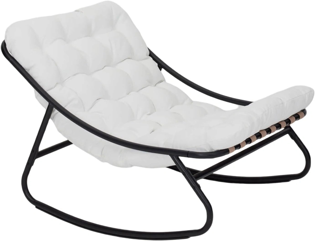 Rebecca, Poltrona, 101 cm, Bianco/Grigio/Argento