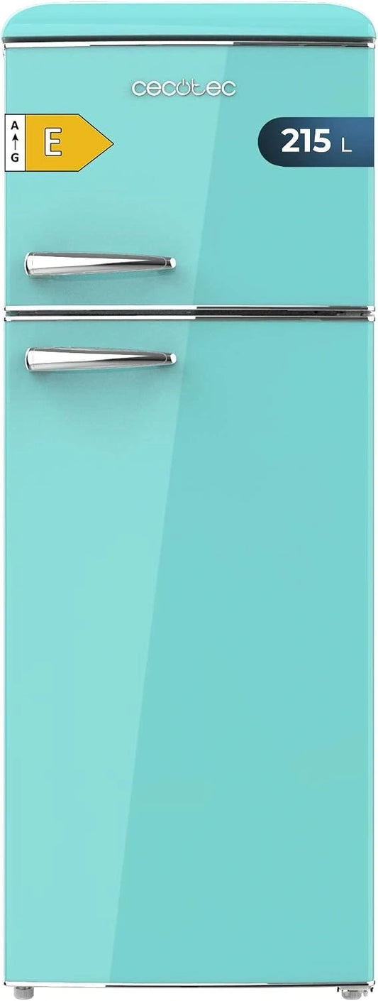 Cecotec, Frigorifero, 215 L, 148,2 cm, 55,2 cm, a LED, Verde