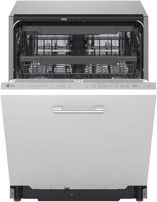 LG DB375TXS, Lavastoviglie, 44dB, con Wi-Fi, regolabile, Argento