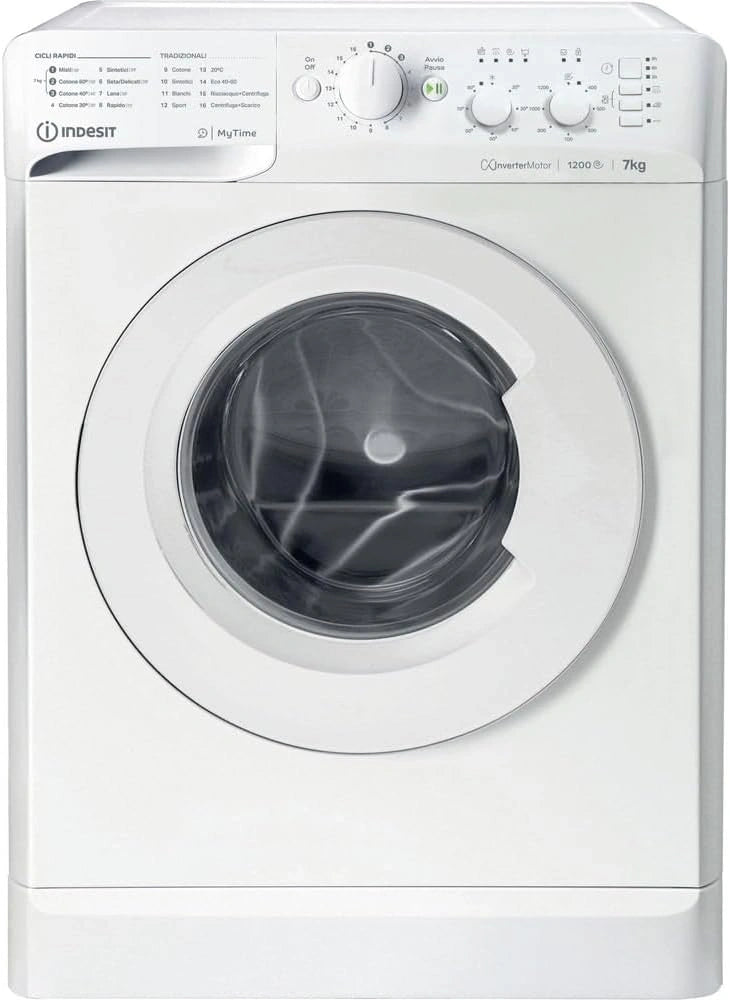 INDESIT MTWC 71296, Lavatrice, 71296 W, 7 kg, con tecnologia inverter