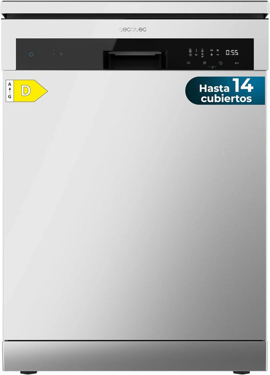Cecotec, Lavastoviglie, 60 cm, Argento