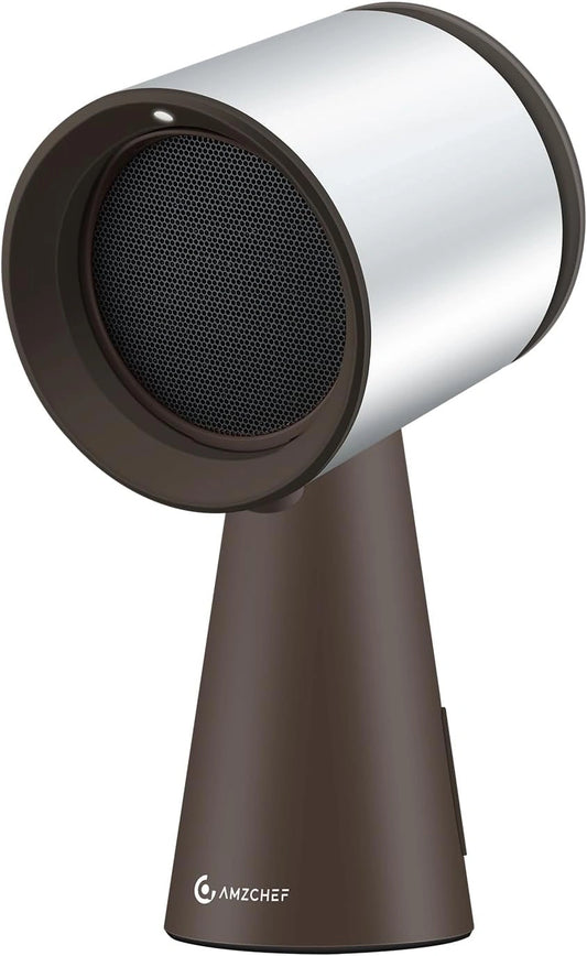 AMZCHEF, Lampada LED, a LED, portatile, Marrone