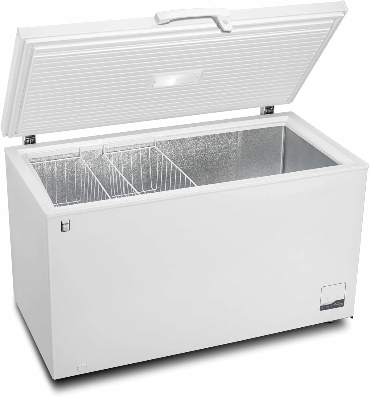 METRO, Congelatore, 125 W, 500 L, 83.5 cm, a LED, Bianco/Argento