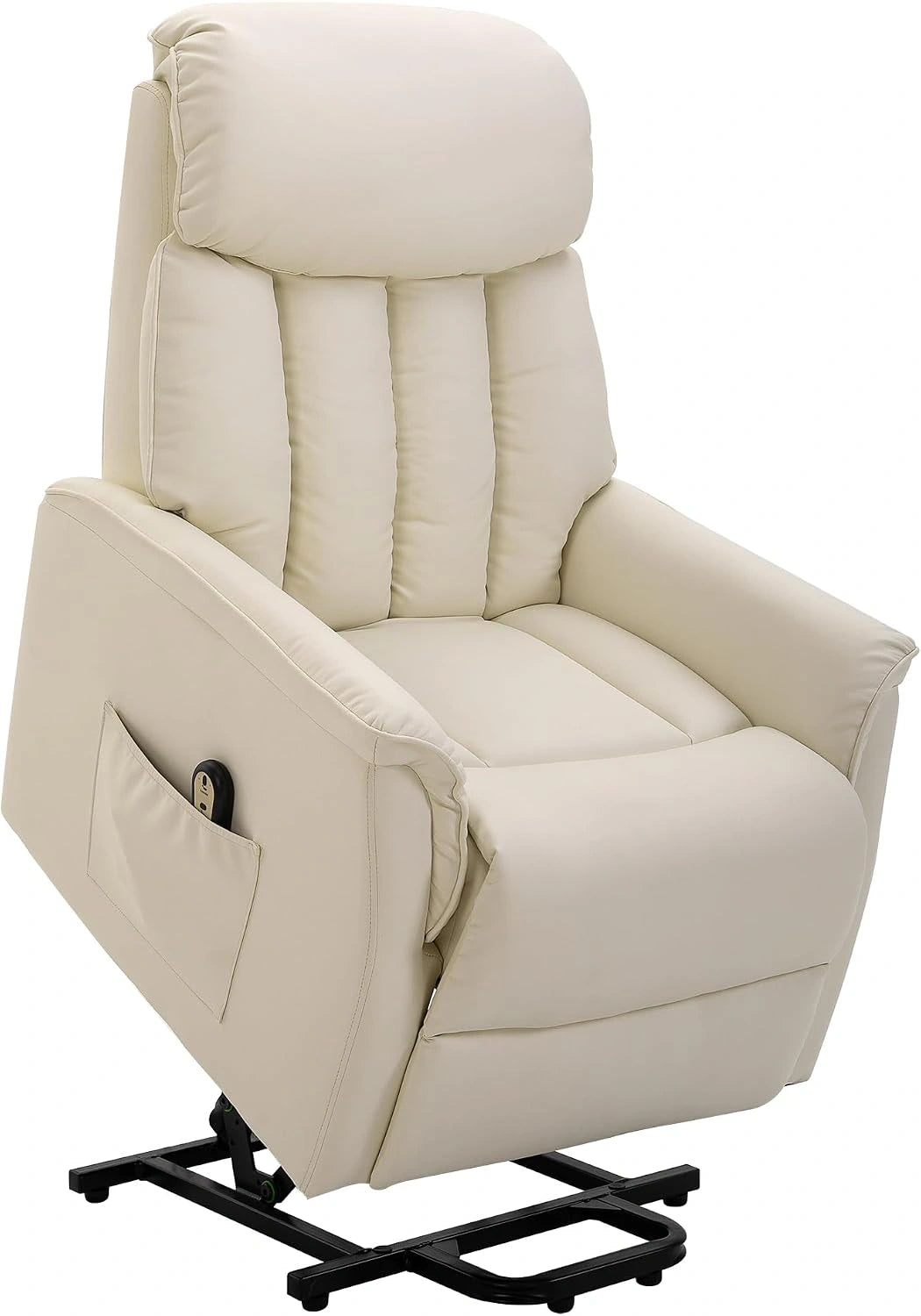 HOMCOM, Poltrona, Bianco