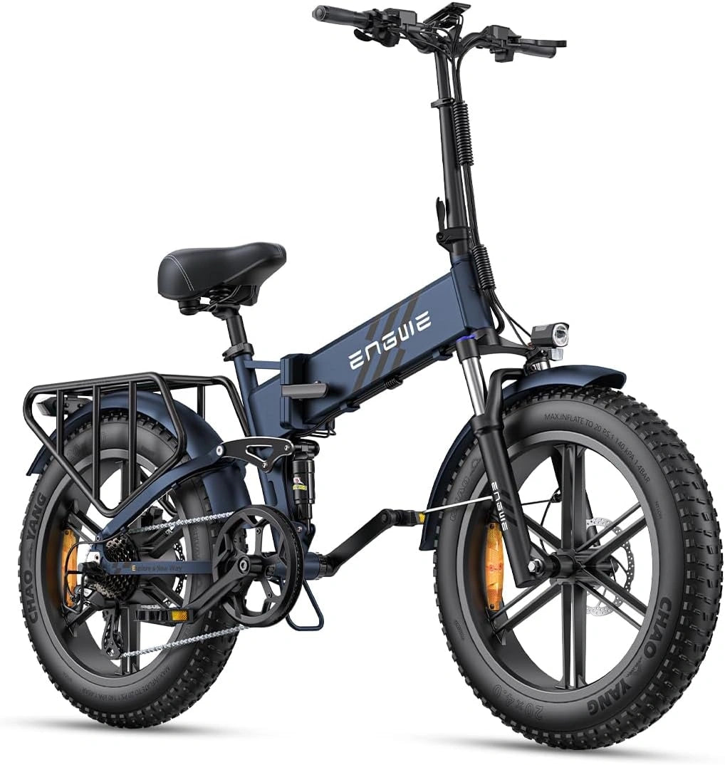 ENGWE, Bicicletta elettrica, 768Wh, 16AH, 110KM, pieghevole