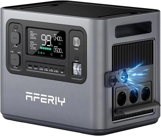 AFERIY 2800W, Stazione di alimentazione portatile, 2800W, 10240Wh, portatile