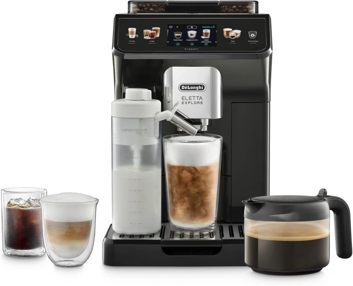 De'Longhi, Macchina da caffè, con display digitale, automatico, Grigio