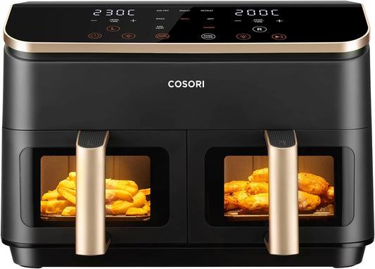 Cosori, Friggitrice ad aria, 8,5 Litri, Oro