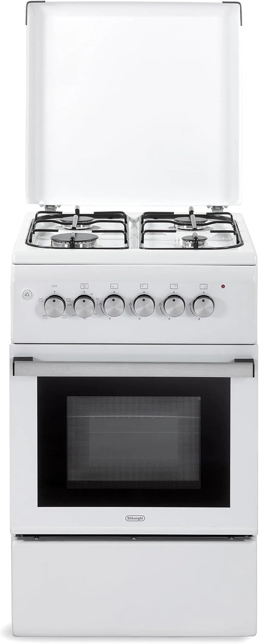 De'Longhi DL554EW2, Forno elettrico, 52 Litri, 50 Cm, multifunzione, Bianco
