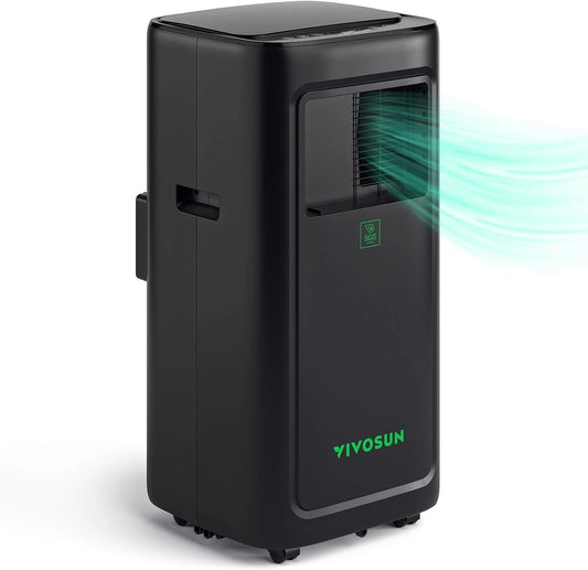 VIVOSUN, Climatizzatore portatile, 7000 BTU, multifunzione, con controllo intelligente