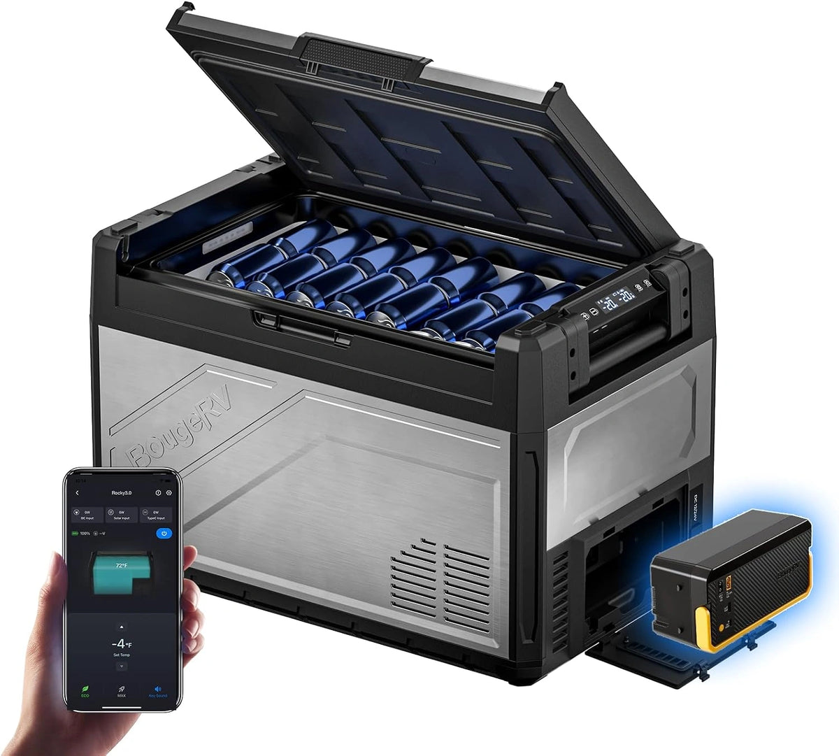BougeRV, Batteria ricaricabile, 240Wh, 52L