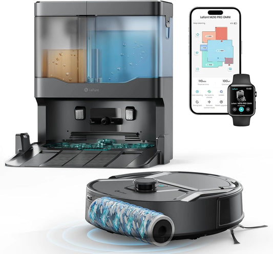 Lefant M210 PRO, Robot aspirapolvere, con Wi-Fi, con controllo intelligente