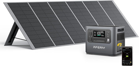 AFERIY, Stazione di alimentazione portatile, 2400W, 400W, 2048Wh, portatile