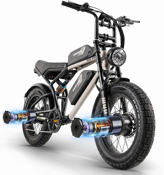 Bici, Bicicletta elettrica, 18Ah, 48V, 20 Pollici