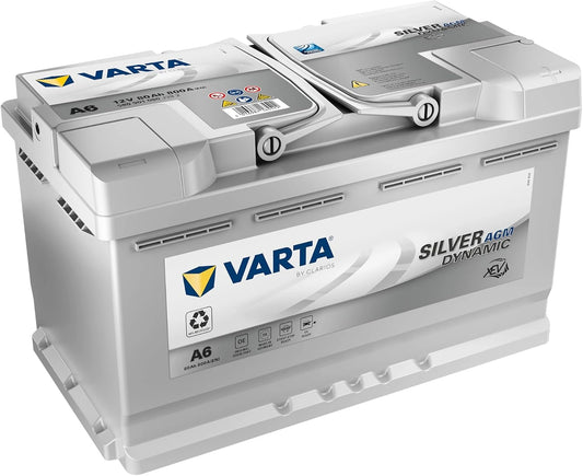 ARTA, Batteria ricaricabile, 12V, 80Ah, Argento