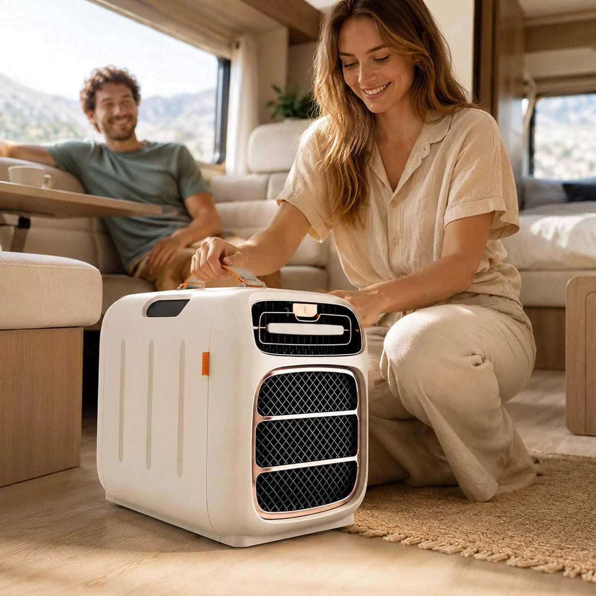 Climatizzatore portatile, 4800 Btu, 1400w, 220V, portatile, multifunzione