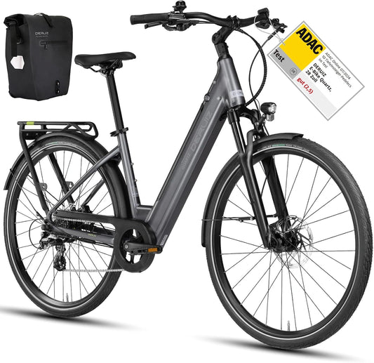 DERUIZ, Bicicletta elettrica, 48 V, 13,4 Ah, 28 pollici