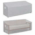 Wasserdichte Schutzhülle für Gartensofa, UV-beständig, passend für 2-3 Sitzer, 152x89x89CM, Grau