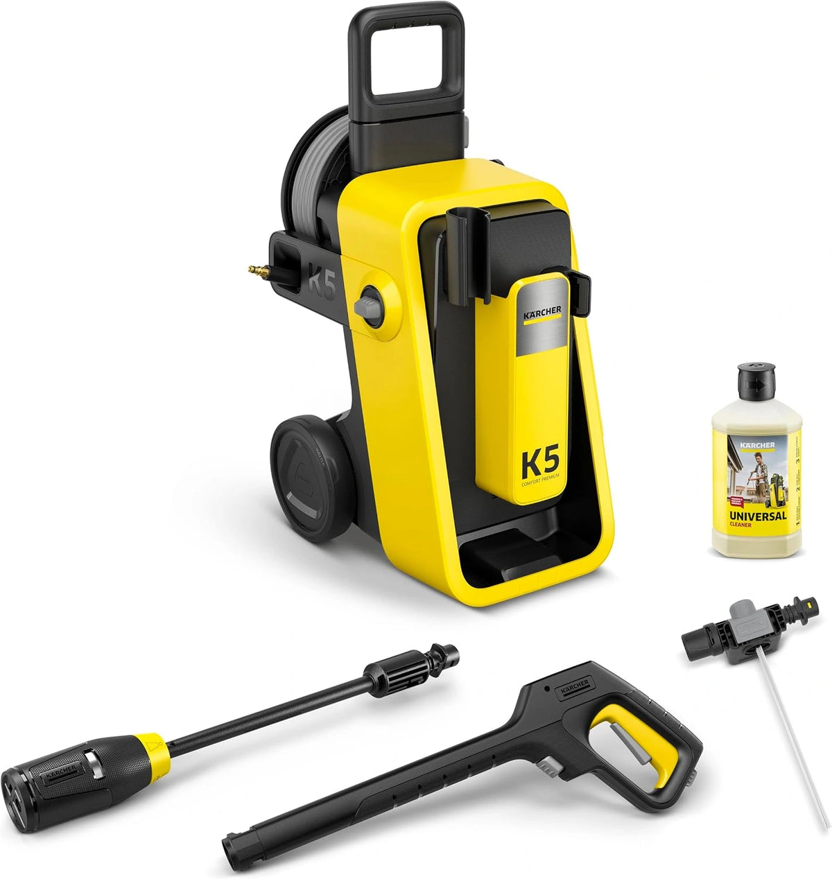 Kärcher, Prodotto per casa e tempo libero, 500 l, 145 bar, 18,2 kg, multifunzione, Giallo
