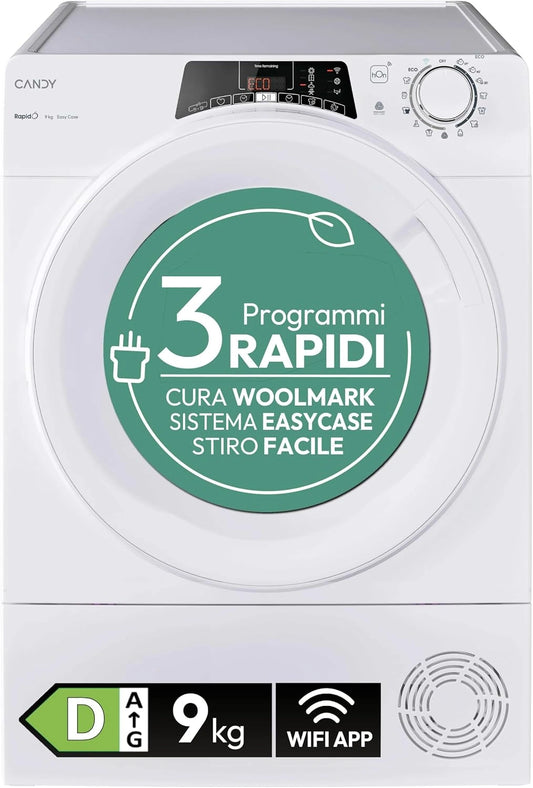 Candy, Climatizzatore split, 9 Kg, Bianco