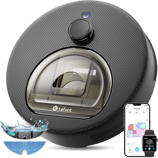 Lefant M330, Robot aspirapolvere, con Wi-Fi, con controllo intelligente