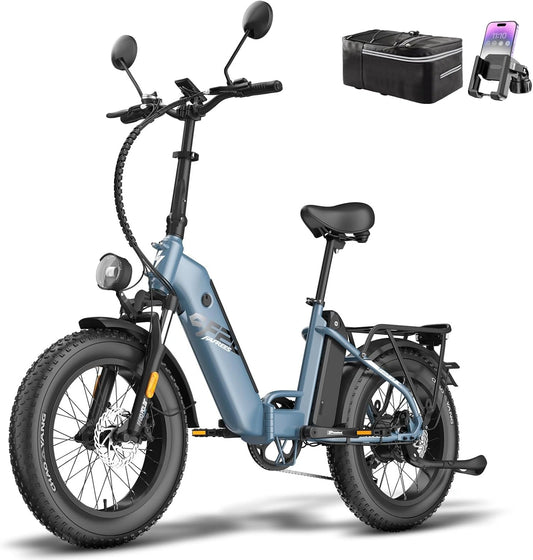 Fafrees, Bicicletta elettrica, 20,4 Ah, 24 Ah, 26,8 Ah, pieghevole