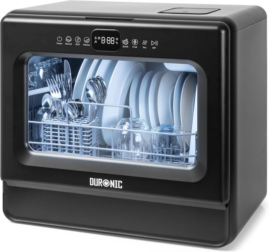 Duronic DW10, Lavastoviglie, 1050W, portatile