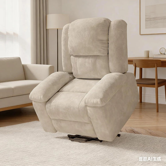 Poltrona, Televisore, regolabile, Beige