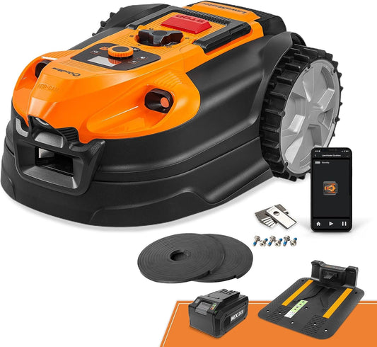 Lawnmaster, Batteria ricaricabile, 4Ah, con Wi-Fi, con Bluetooth, automatico
