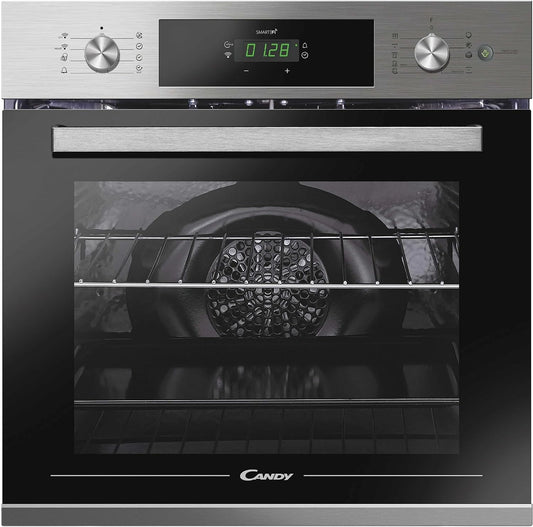 Candy, Forno elettrico, 70 L, 5 cm, con Wi-Fi, multifunzione, con controllo intelligente, Argento