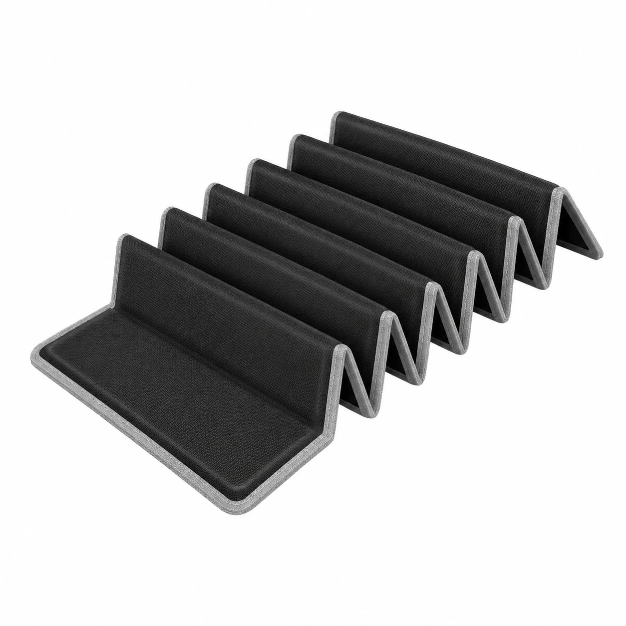 Verstärkendes Sofa-Kissen, klappbar - 167,5x43 cm, Holzstütze mit Oxford-Bezug, passt für 3-Sitzer Sofas, schwarz