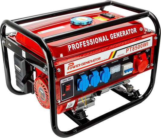 Generatore di corrente, 230 V, 400 V, 12 V, silenzioso